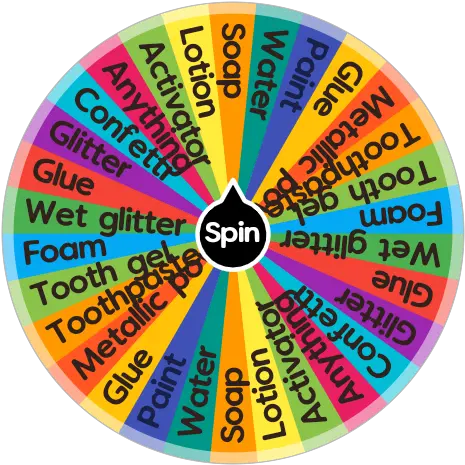 Mystery Wheel Of Slime Spin The App Dot Png Glitter Confetti Png