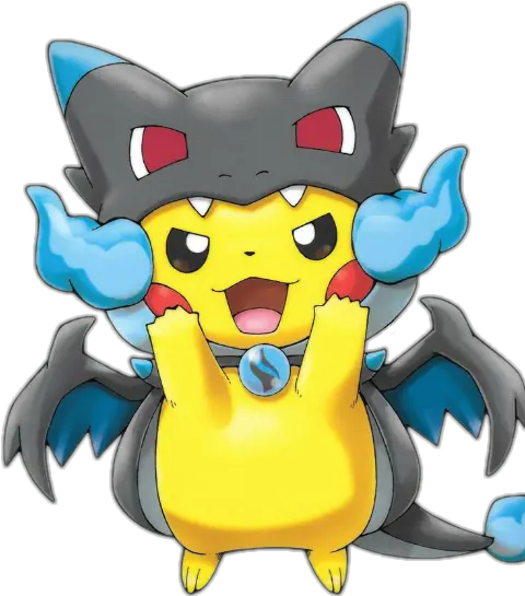 Pikachu Pikapika Megacharizardx Charizard Pokemon Pocke Mega Charizard X Pikachu Sticker Png Charizard Png
