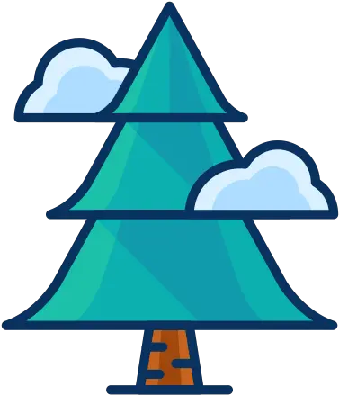 Christmas Forest Pine Tree Cloud Icon Icon Png Winter Icon Pine Tree Png