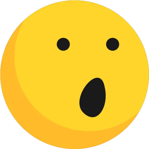 Emoji Emoticon Emotion Shocked Emotion Flat Png Shocked Emoji Png