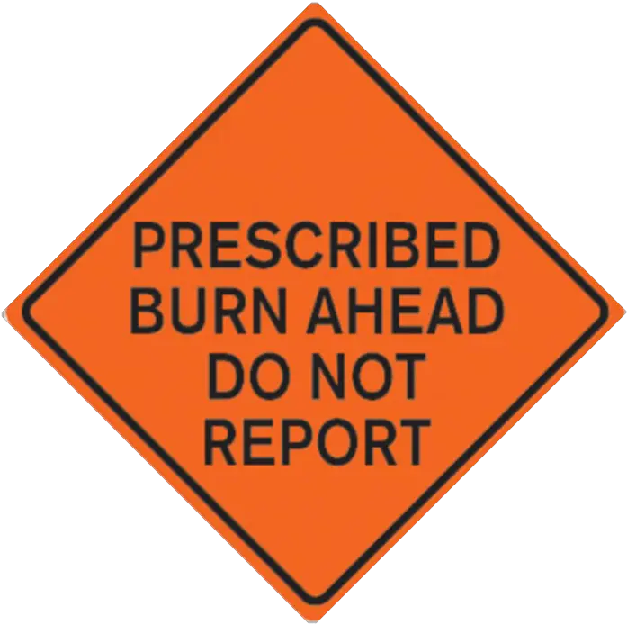 Prescribed Fire In Mecklenburg County School Signs Png Burn Mark Png