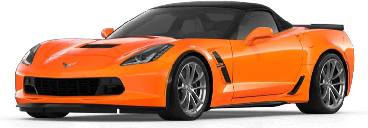 2019 Chevrolet Corvette Models Stingray Z51 Vs Z06 Corvette Grand Sport Orange Png Corvette Png