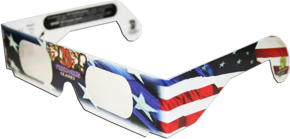 Point Of Light Png 3d Fireworks Glasses Patriotic Flag Plastic Point Of Light Png