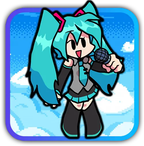 Friday Mod Hatsune Miku Dance Buttonsimulator 3 Apk Full Hatsune Miku Mod Fnf Png Five Nights At Freddys Icon