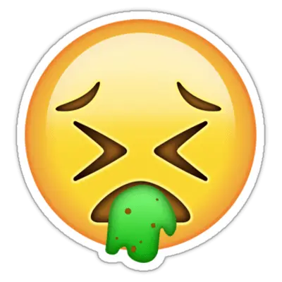 Crying Emoji Transparent Png Vomit Emoji No Background Tear Emoji Png