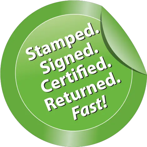 Ecertify Circle Png Certified Stamp Png