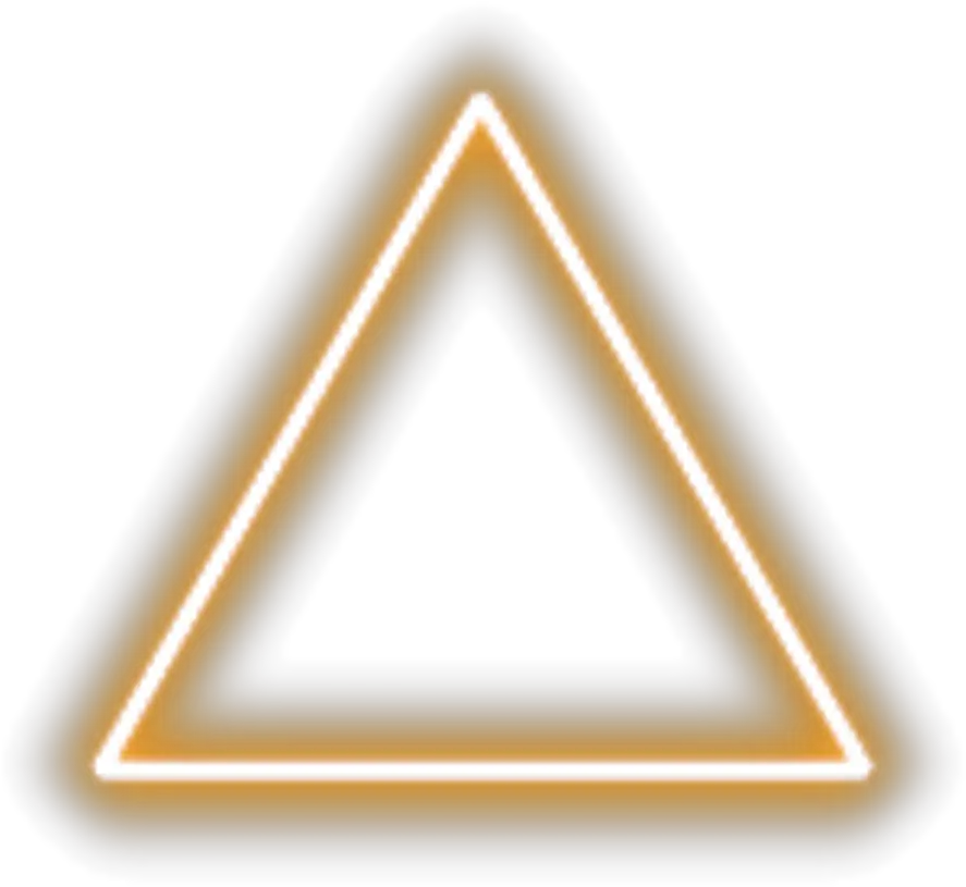 Hd Orange Neon Triangle Border Png 1293577 Png Neon Lights Png Triangle Png