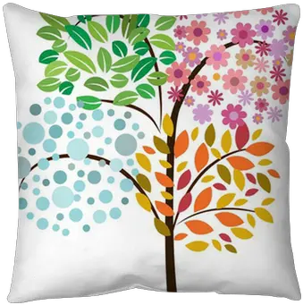 Colorful Tree Of Four Seasons Mural 4 Estaciones Del Año Png Four Seasons Icon