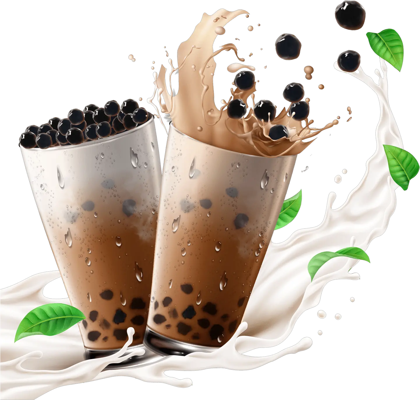 Tzone Boba Bubble Tea Splash Png Bubble Tea Transparent