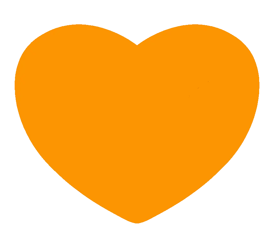 Orangeheart Discord Emoji Orange Heart Png Hearts Emoji Png