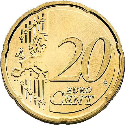 Euro Coin Png Transparent Image 20 Cent Euro Coin Euro Png