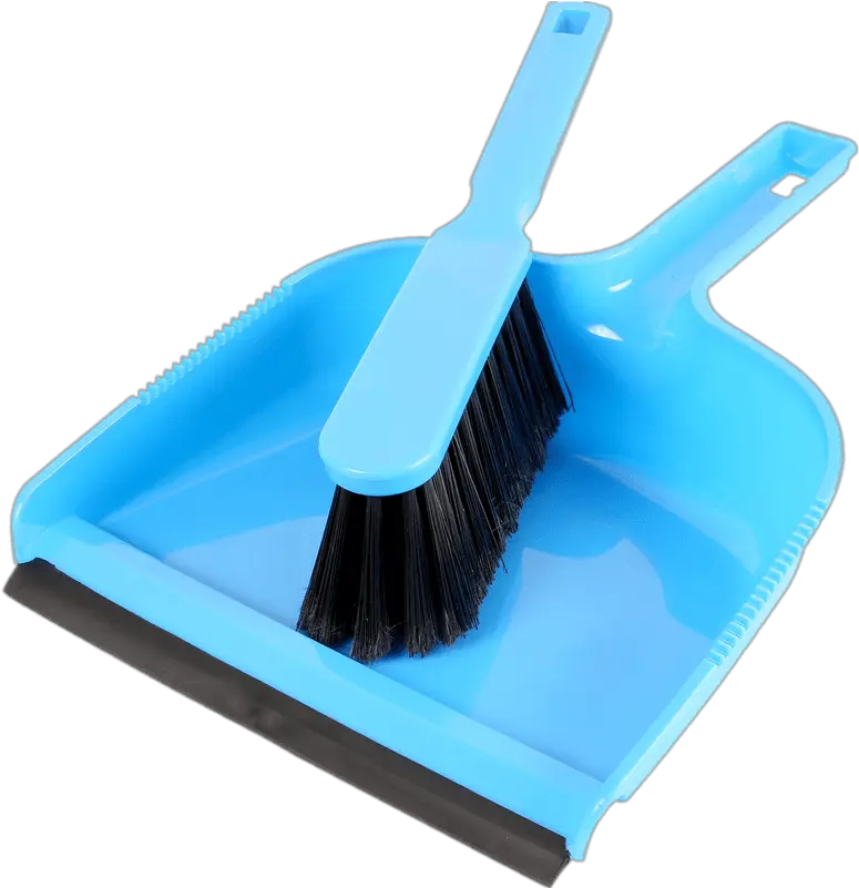 Blue Plastic Dustpan And Brush Transparent Png Stickpng Dustpan And Brush Broom Transparent Background