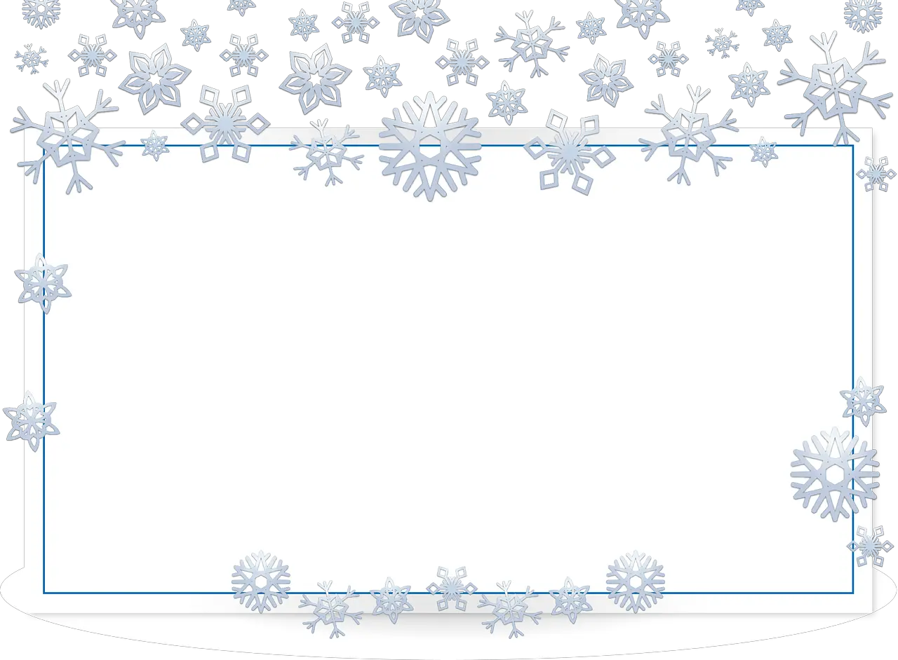 Image Result For Snowflake Border Moldura Neve Png Snowflake Frame Png