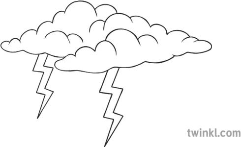 Storm Cloud Black And White Illustration Twinkl Three Little Pigs Pig Running Png Storm Cloud Png