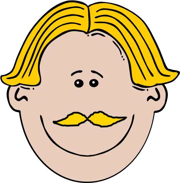 Blond Man With Mustache Png Clip Arts For Web Clip Arts Clipart Face With Moustache Mustache Png