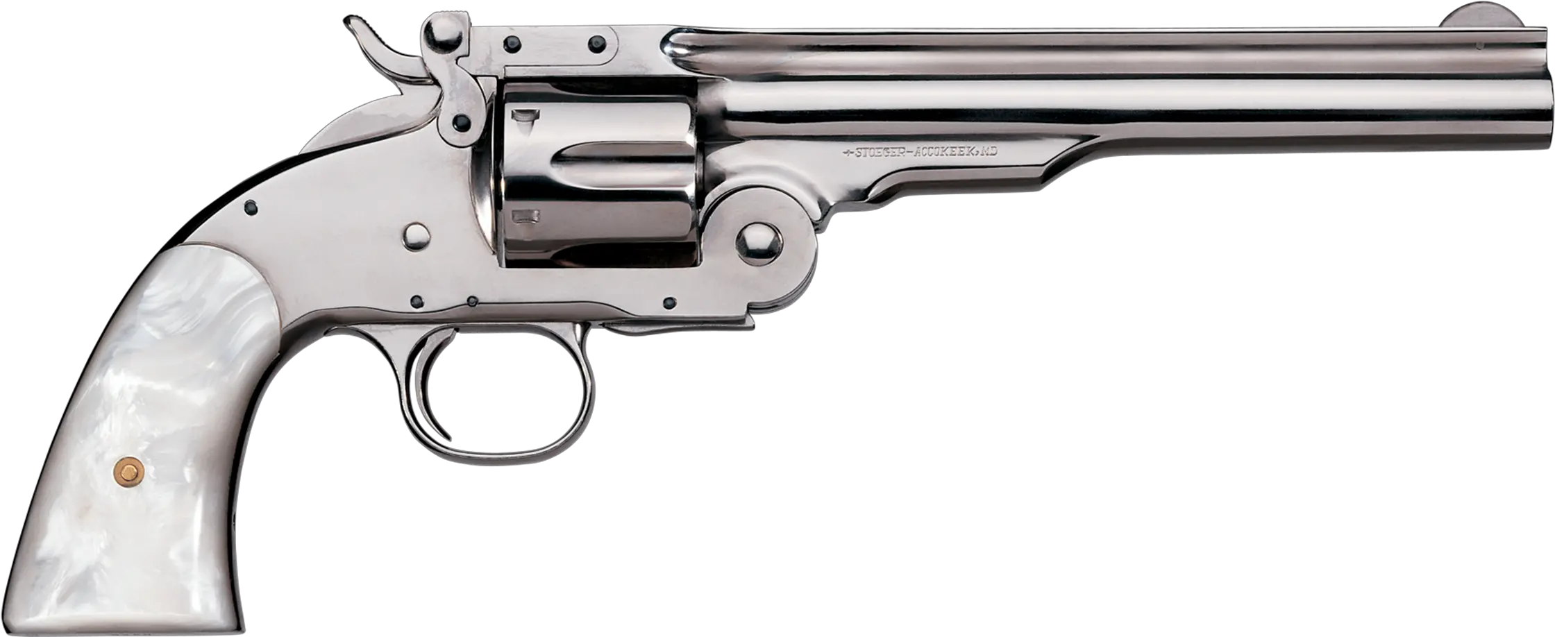 Break Schofield Uberti Png Revolver Transparent Background