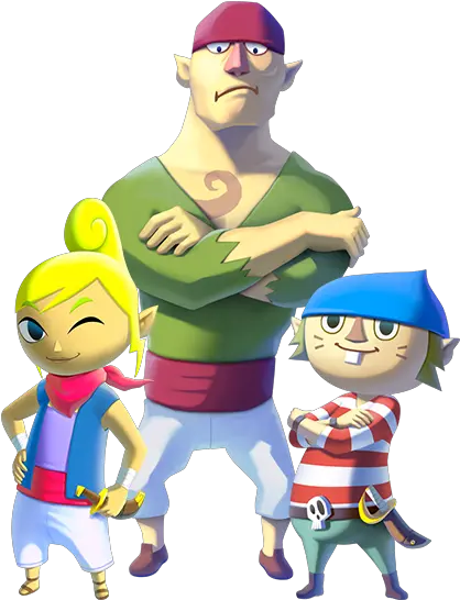 Download Hd Tetra Pirates Wind Waker Pirate Zelda Zelda Wind Waker Hd Characters Png Zelda Transparent