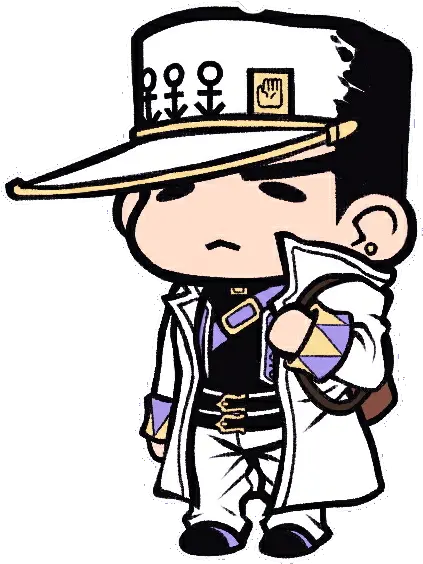 Jotaro Kujo Chibi Jjba Chibi Jotaro Part 4 Full Size Jotaro Part 4 Chibi Png Jotaro Kujo Png