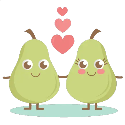 A Cute Pear Svg Cutting Files Cuts Cut Happy Anniversary Wishes Funny Png Pear Png