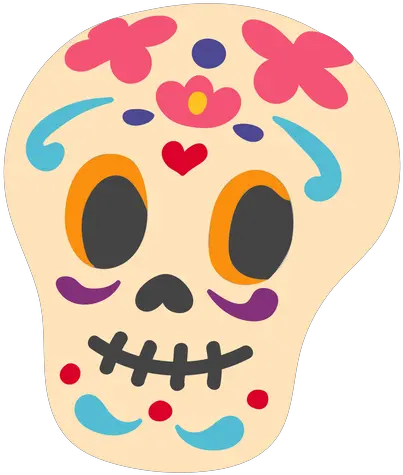 Mexican Calavera Skull Flat Transparent Png U0026 Svg Vector File Calavera De Azucar Vector Calavera Png