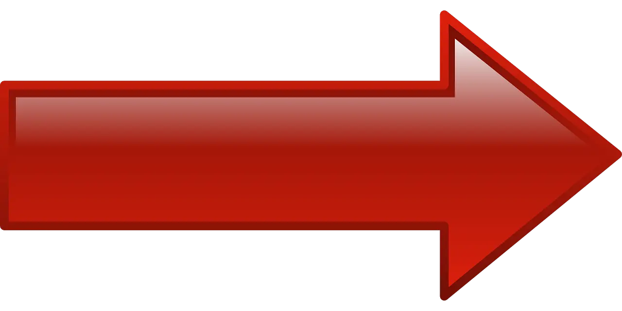 Computer Right Arrow Cartoon Shapes Red Arrow Pointing To The Right Png Direction Png