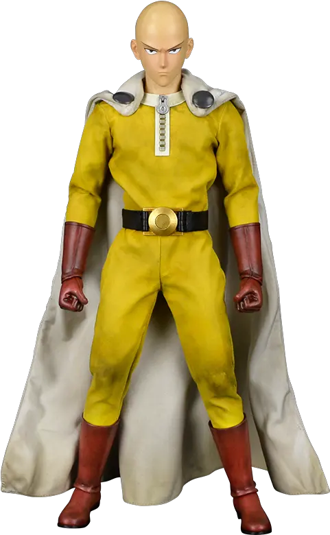 One Punch Man Saitama Sixth Scale Figure By Threezero One Punch Man Action Figure Png Saitama Png