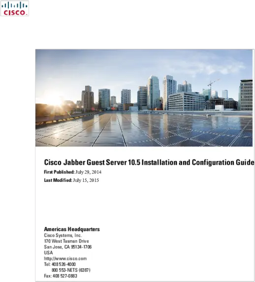 Pdf Cisco Jabber Guest Server 105 Installation And Vertical Png Cisco Jabber Icon