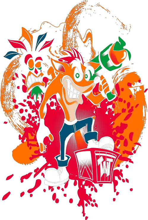Download Hd The 30 Best Crash Bandicoot Images Crash Bandicoot Playeras Png Crash Bandicoot Png