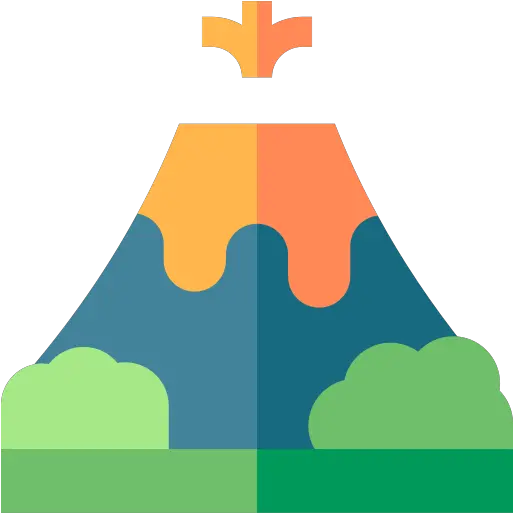 Volcano Free Nature Icons Vertical Png Volcano Icon Png