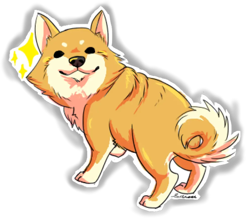 Image Of Shiba Inu Stickers Shiba Inu Transparent Cartoon Png Shiba Inu Png