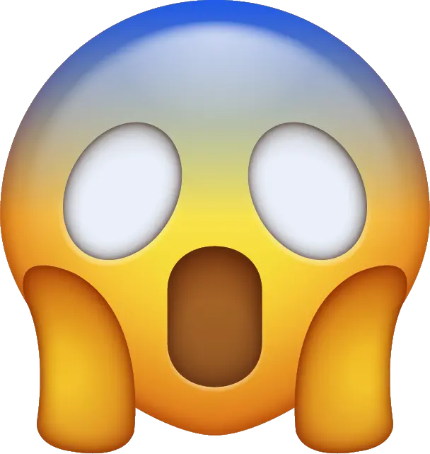Emoji Gasp Clipart Shock Emoji Png Surprised Emoji Transparent Background