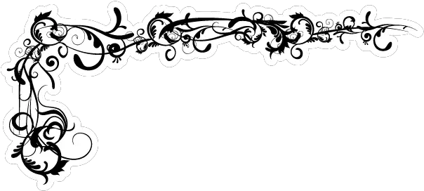 Free Gothic Border Png Download Transparent Corner Scroll Clipart Gothic Frame Png