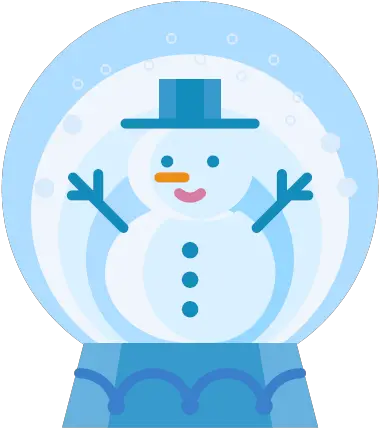 Man Snow Snowglobe Snowman Winter Icon Flat Christmas Icons Png Snowman Transparent