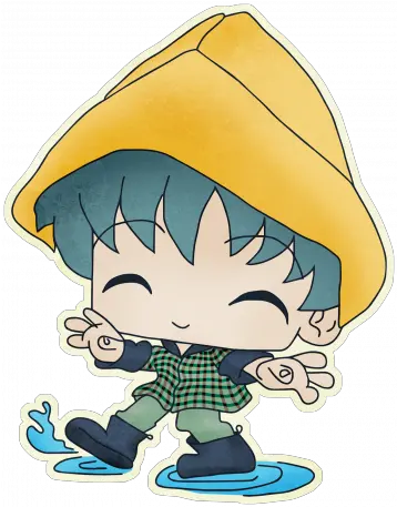 Rainy Days Puddle Jumping Boy Graphic By Melo Vrijhof Cartoon Png Puddle Png