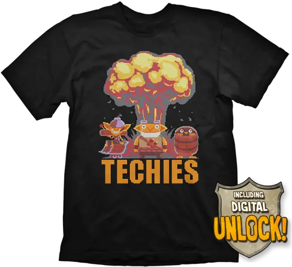 Techies Mushroom Cloud Ingame Code T Shirt Dota 2 Techies Png Mushroom Cloud Transparent