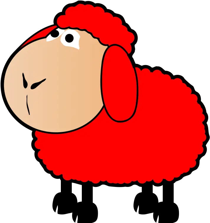Red Sheep Png Svg Clip Art For Web Download Clip Art Png Black Sheep Clip Art Sheep Png