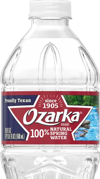Bottled Water Ozarka Brand 100 Natural Spring Ozark Water Bottle Png Water Bottles Png