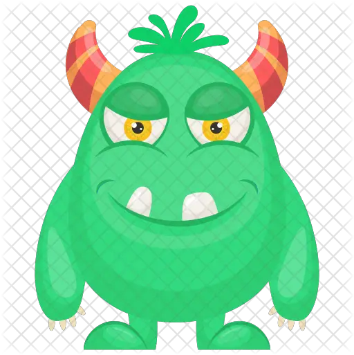 Oni Green Monster Icon Monster Png Oni Png