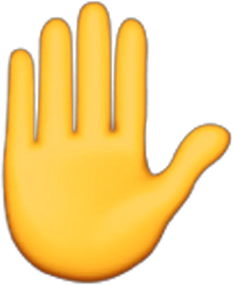 Boi Hand Emoji Png Transparent Waving Goodbye Boi Hand Png