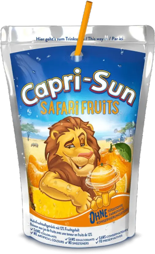 Capri Capri Sun Safari Fruits Png Capri Sun Png