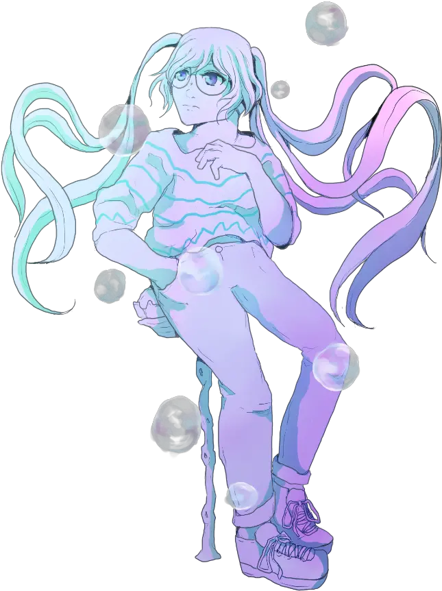 Mikumikucollab Tumblr Posts Tumbralcom Illustration Png Hatsune Miku Transparent Background