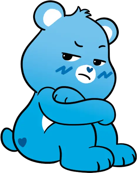 Grumpy Moody Care Bears Unlock The Magic Gif Clipart Care Bears Unlock The Magic Png Care Bear Png