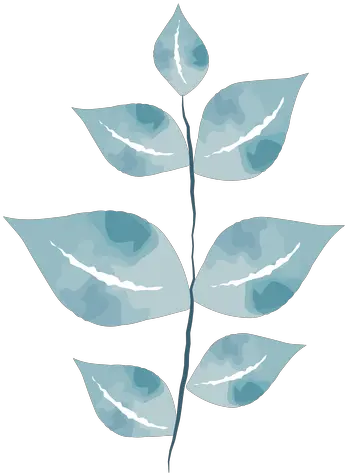 Watercolor Cute Leaves Transparent Png U0026 Svg Vector File Png Hojas Azules Acuarela Leaves Transparent Png