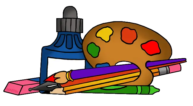 Art Supplies School Supplies Clipart Png 648x356 Png Phillip Martin Clipart Art School Supplies Png