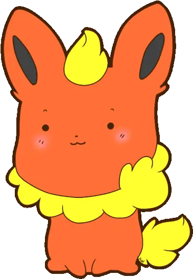 Flareon Chibi Gif My Art Pokémon Amino Happy Png Flareon Transparent