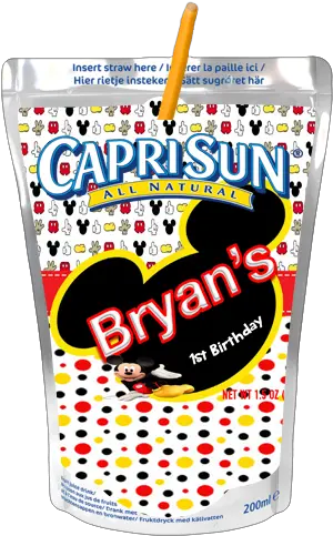 Download Hd Mickey Mouse Capri Sun Label Mickey Mouse Capri Sun Png Capri Sun Logo