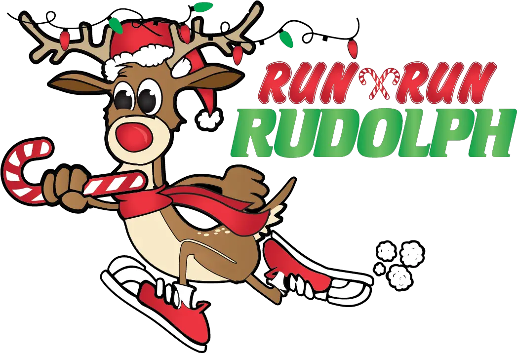 2020 U2014 Tucson Run Rudolph Half Marathon Quarter Rudolph Reindeer Clipart Png Dash Png