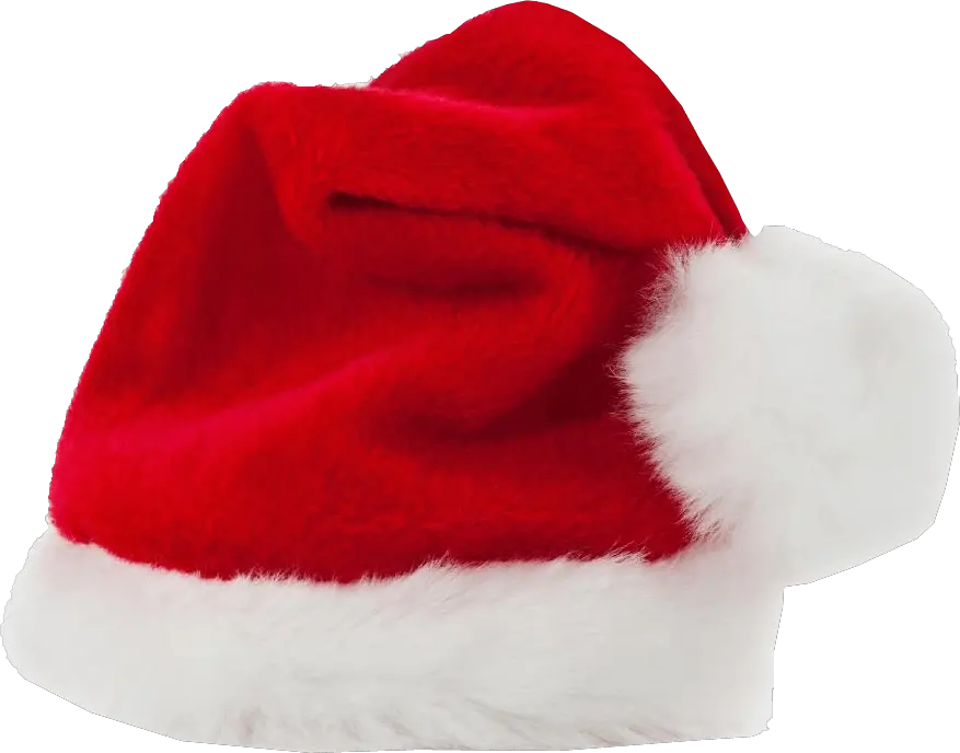 Light Blue Christmas Background Png Minimalist Santa Hat