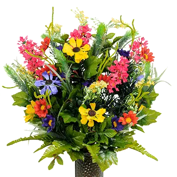 Fuchsia Wild Flower Mix Bouquet Png Wild Flowers Png