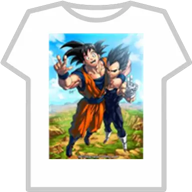 Dbz Goku And Vegeta Friends 4 Life Roblox Girl T Shirt For Coloring Png Vegeta Transparent Background